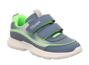 SUPERFIT półbuty rush 1-006207-8040 BLAU/HELLGRÜN (31-35)