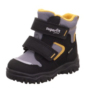Superfit Husky trzewiki zimowe Gore-Tex 1-000047-0020 schwarz/gelb (26-30)