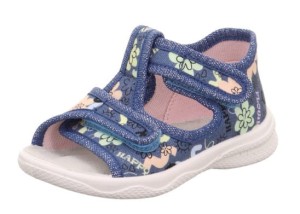 Superfit kapcie sandałki 1-000293-8060 blau polly