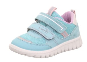 SUPERFIT półbuty sport7 mini 1-006203-7530 HELLGRÜN/LILA (27-30)